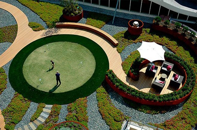 空中綠洲 美國努韋勒屋頂花園景觀設計的鳥瞰之美